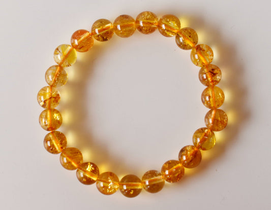 Heated Citrine Gemstone Bracelet