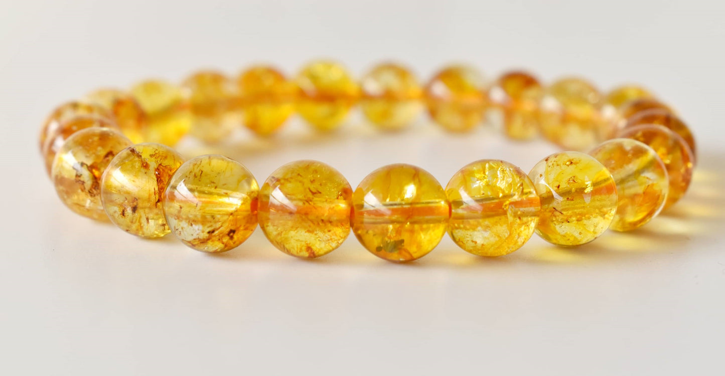Heated Citrine Gemstone Bracelet