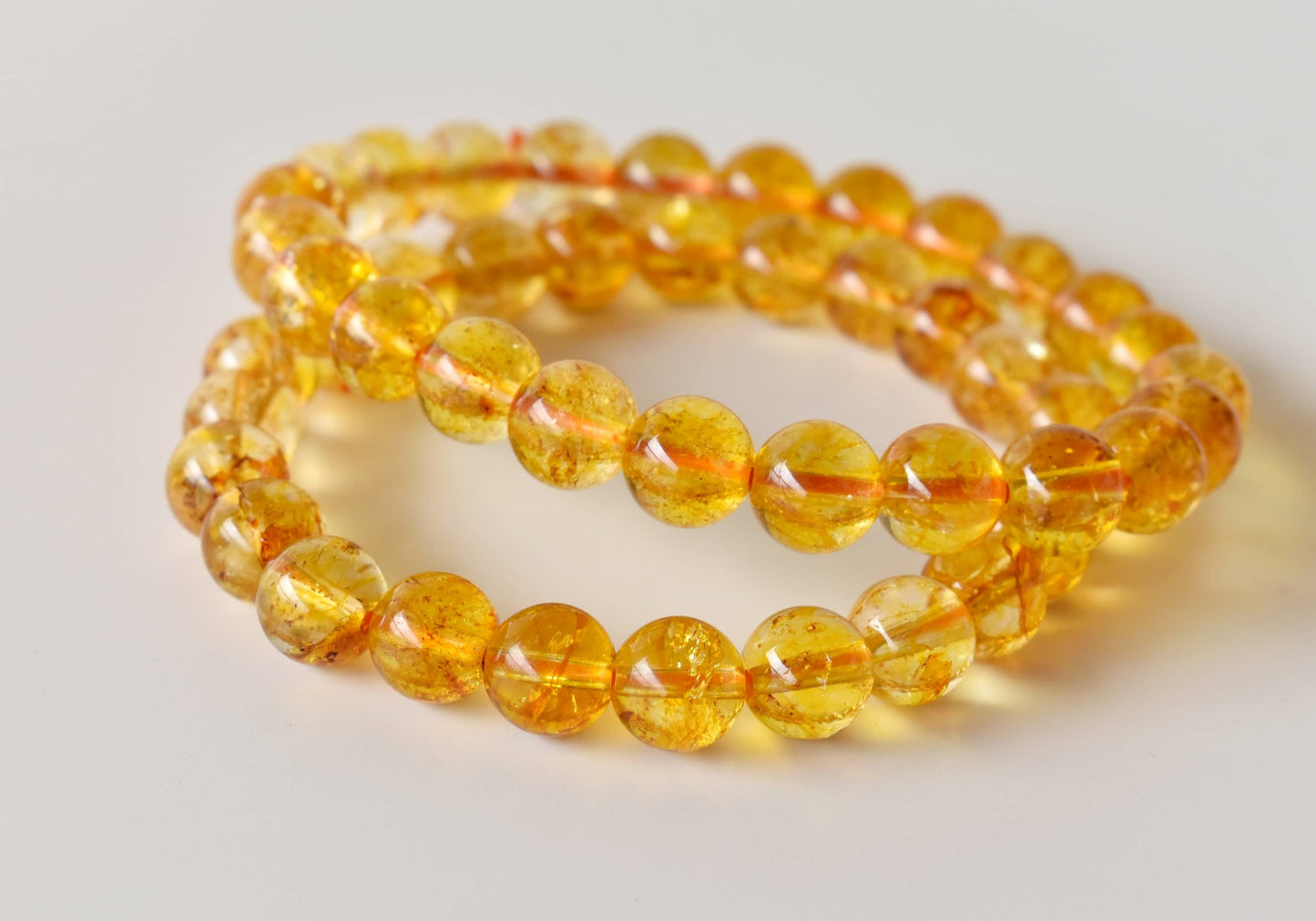 Heated Citrine Gemstone Bracelet