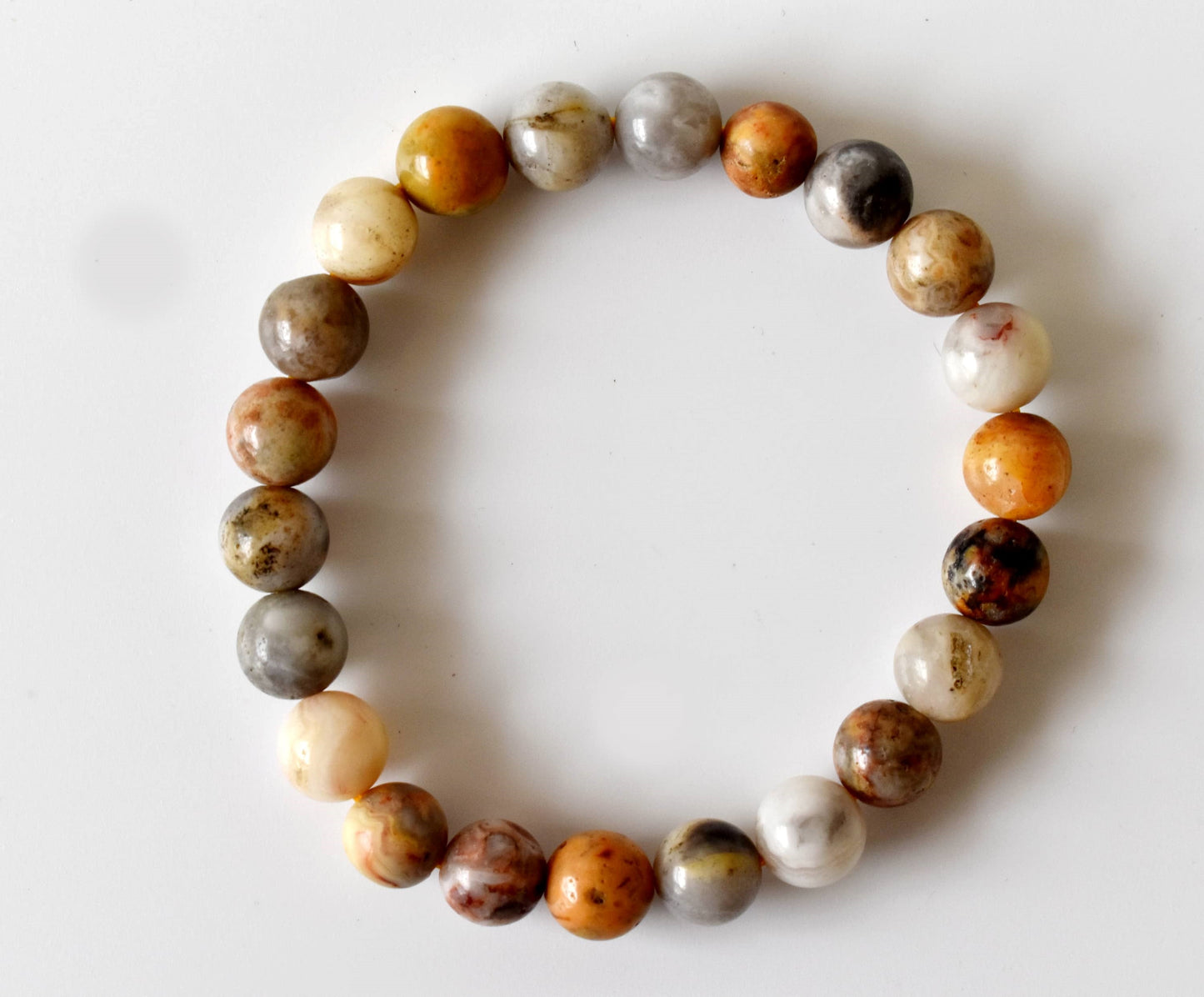 Crazy Lace Agate Gemstone Bracelet