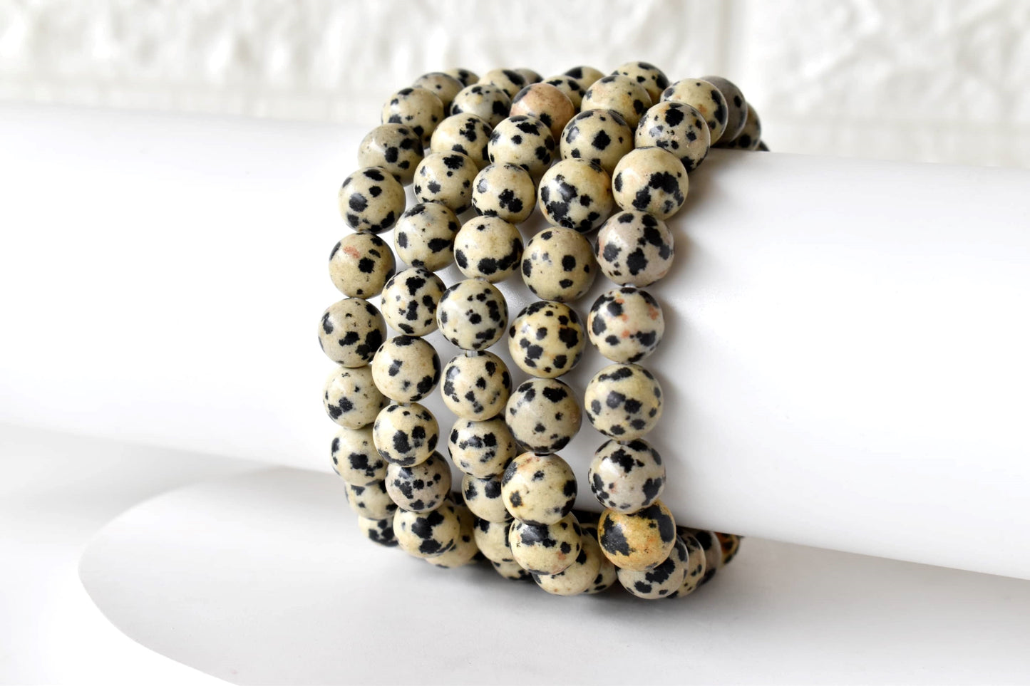 Dalmatian Jasper Gemstone Bracelet