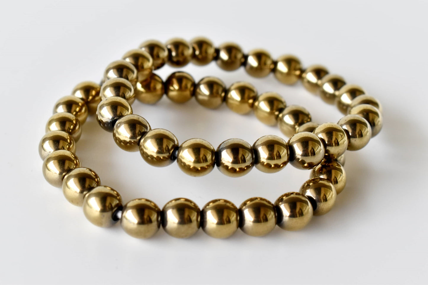 Golden Hematite Gemstone Bracelet