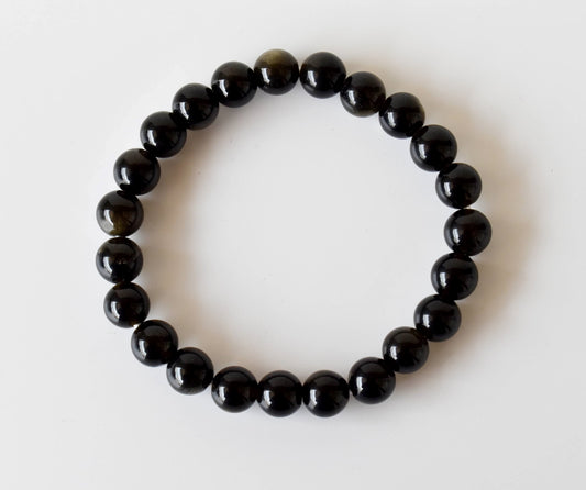 Golden Obsidian Gemstone Bracelet