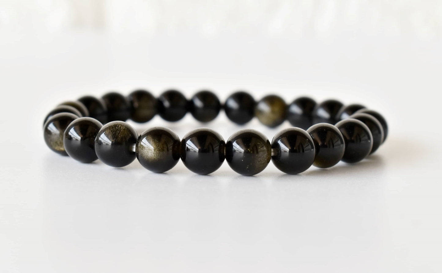 Golden Obsidian Gemstone Bracelet