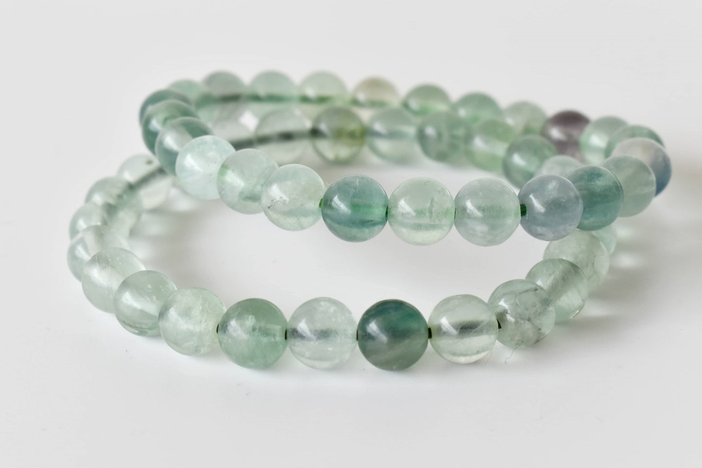 Green Fluorite Gemstone Bracelet