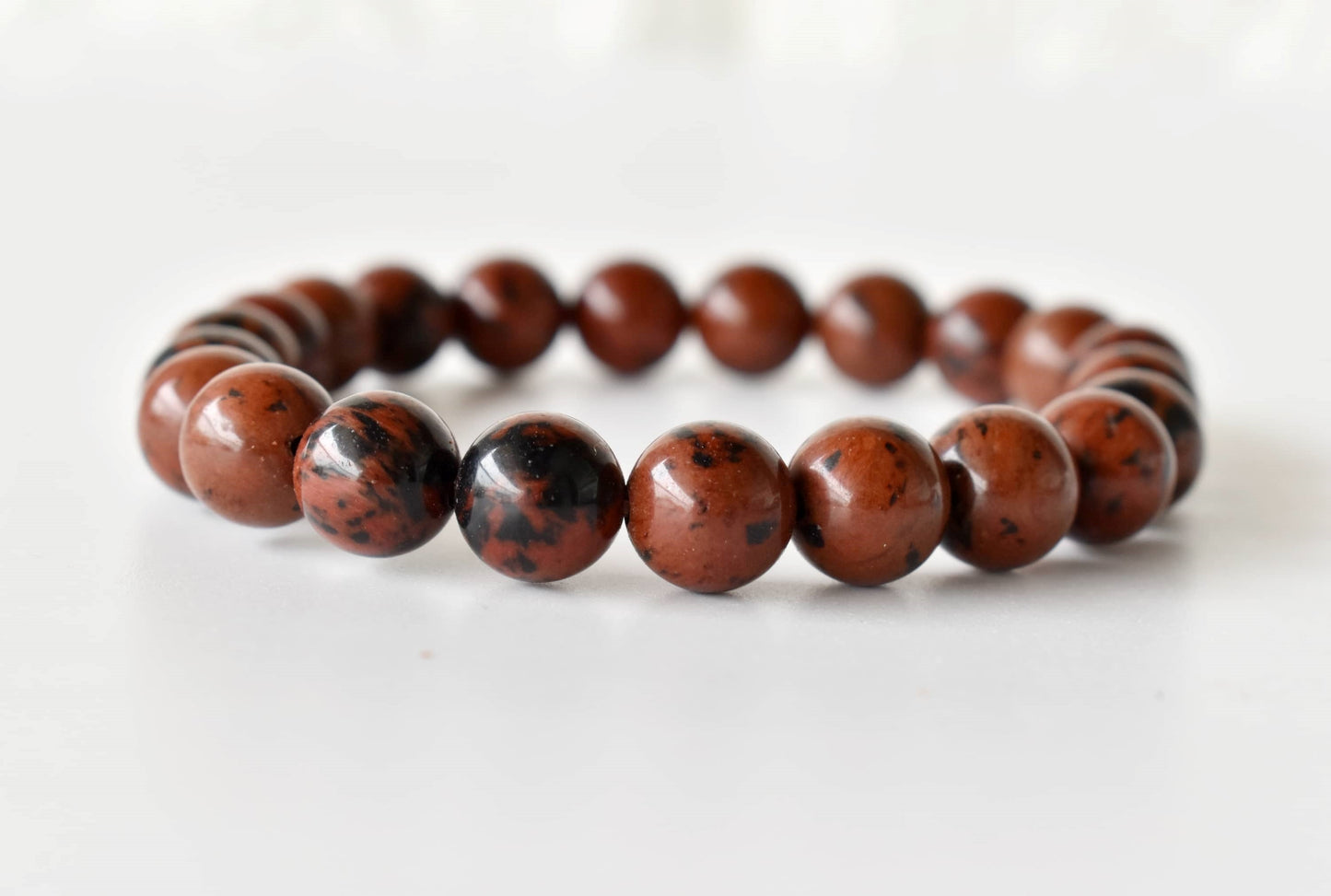 Mahogany Obsidian Gemstone Bracelet