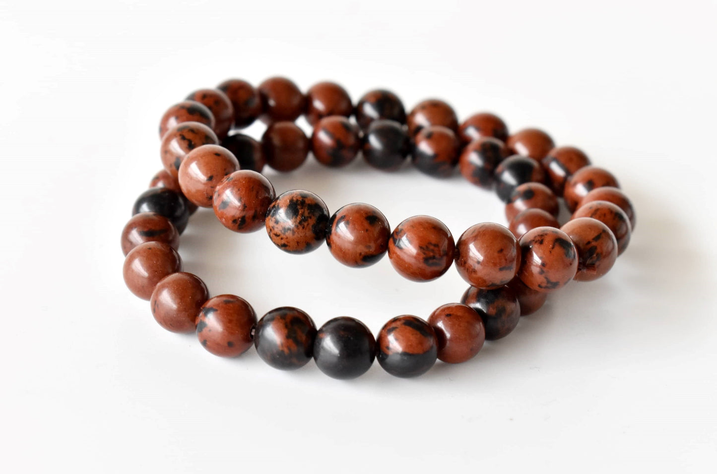 Mahogany Obsidian Gemstone Bracelet