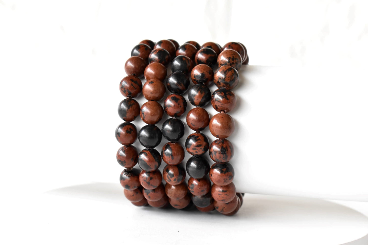 Mahogany Obsidian Gemstone Bracelet