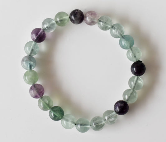 Multi Fluorite Gemstone Bracelet