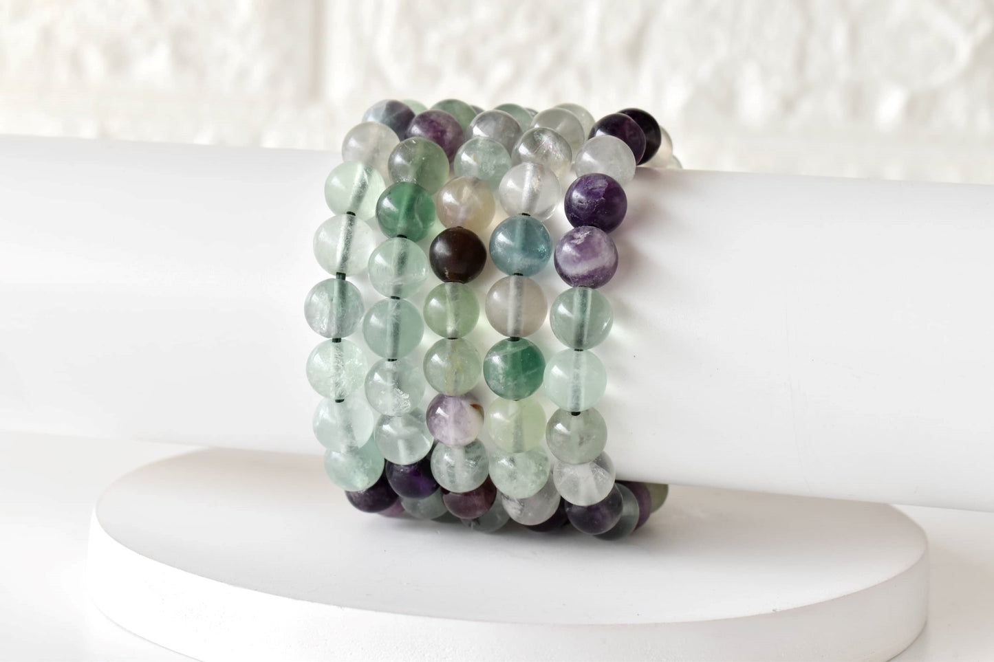 Multi Fluorite Gemstone Bracelet