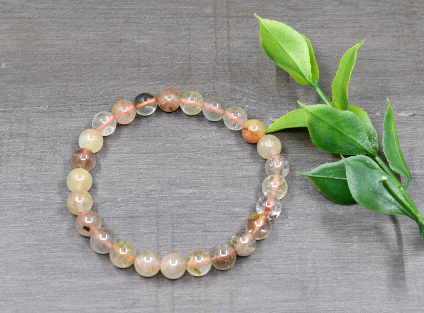 Mutli Rutile Gemstone Bracelet