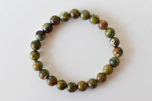 Ocean Jasper Gemstone Bracelet