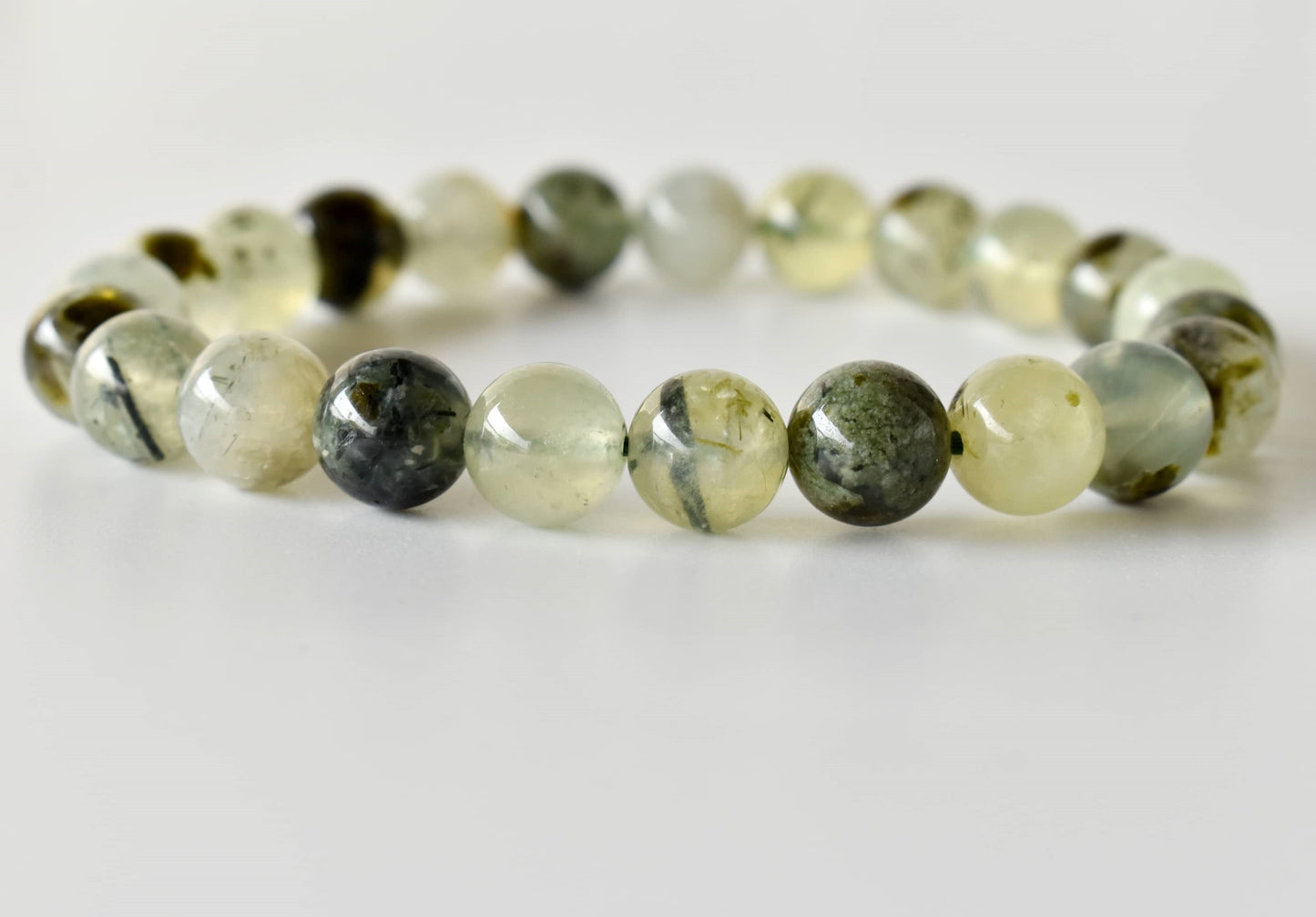 Phrenite Gemstone Bracelet