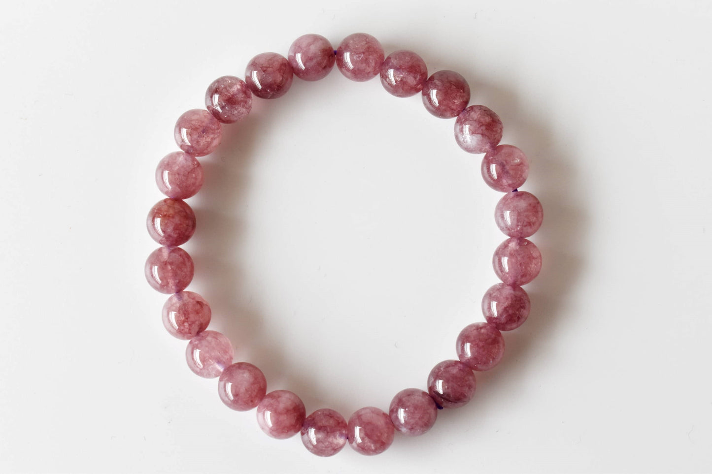 Pink Tourmaline Gemstone Bracelet