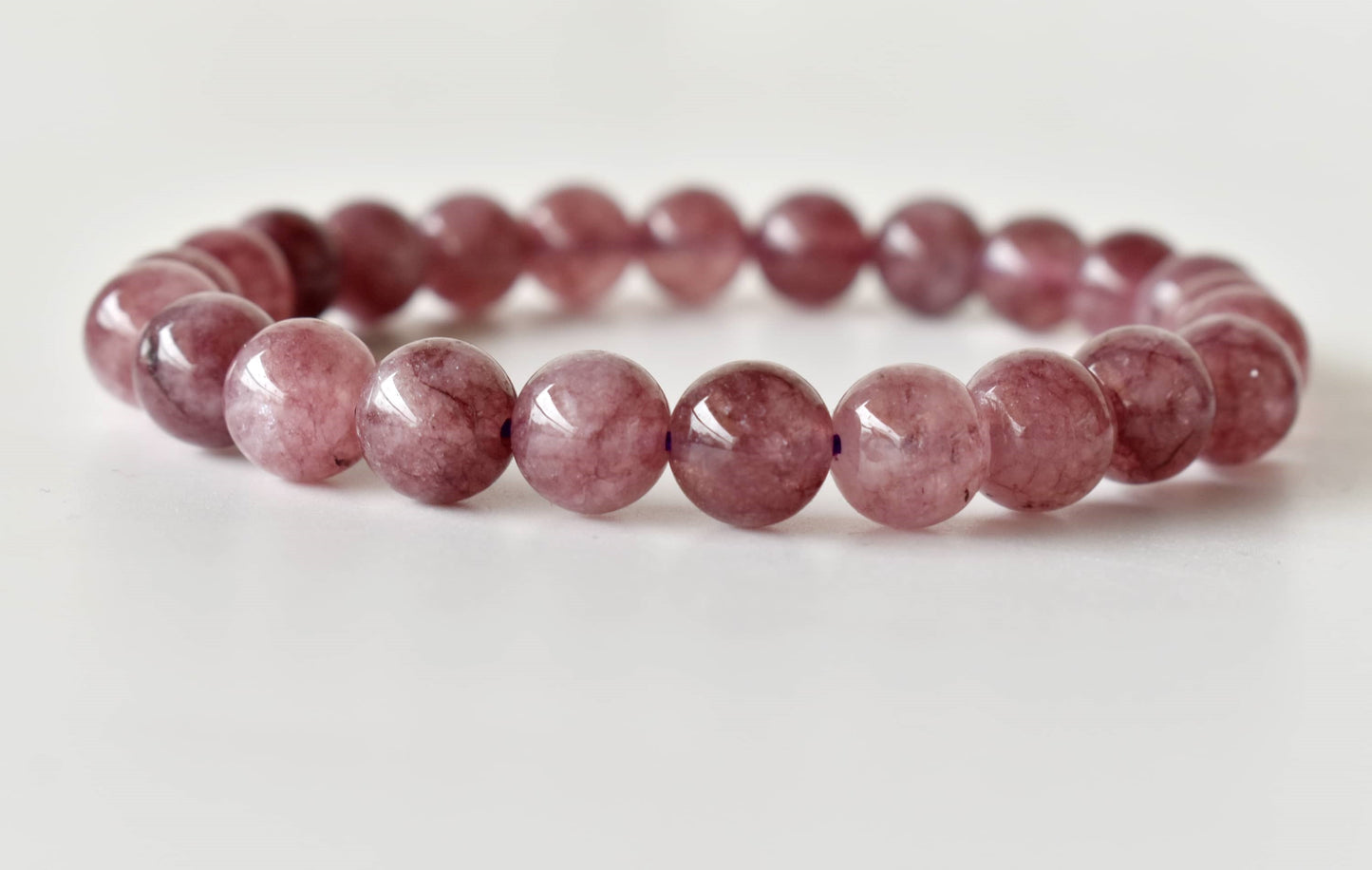 Pink Tourmaline Gemstone Bracelet