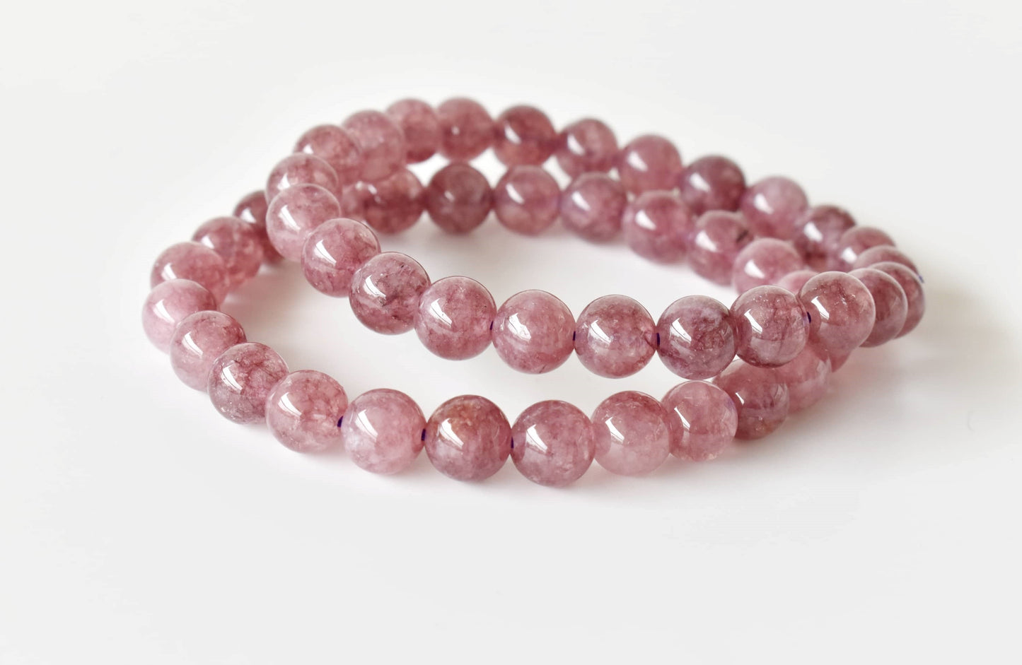Pink Tourmaline Gemstone Bracelet
