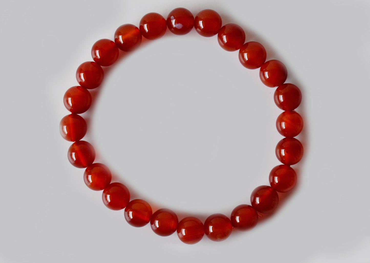 Red Onyx Gemstone Bracelet