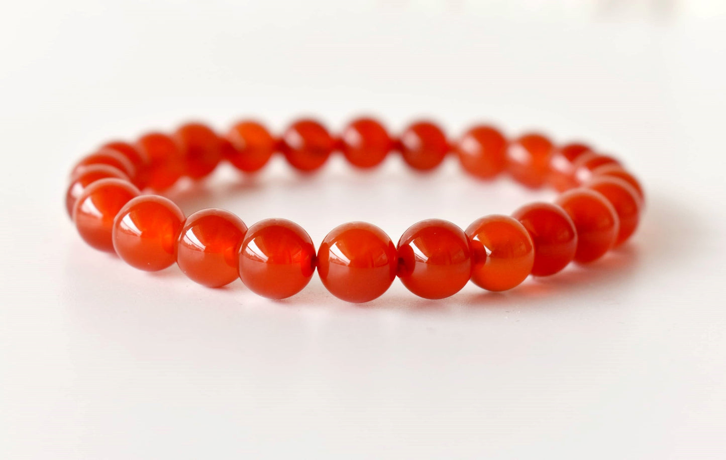 Red Onyx Gemstone Bracelet