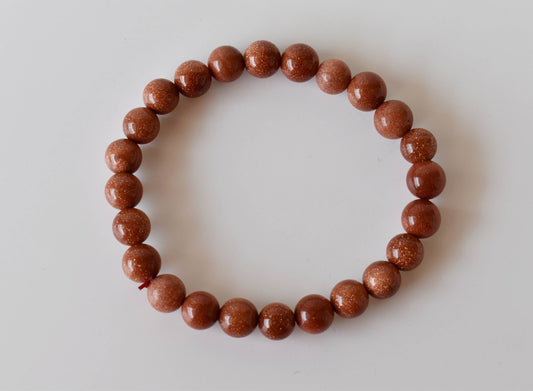 Red Sandstone Gemstone Bracelet