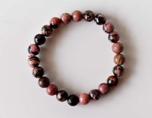 Rhodonite Gemstone Bracelet