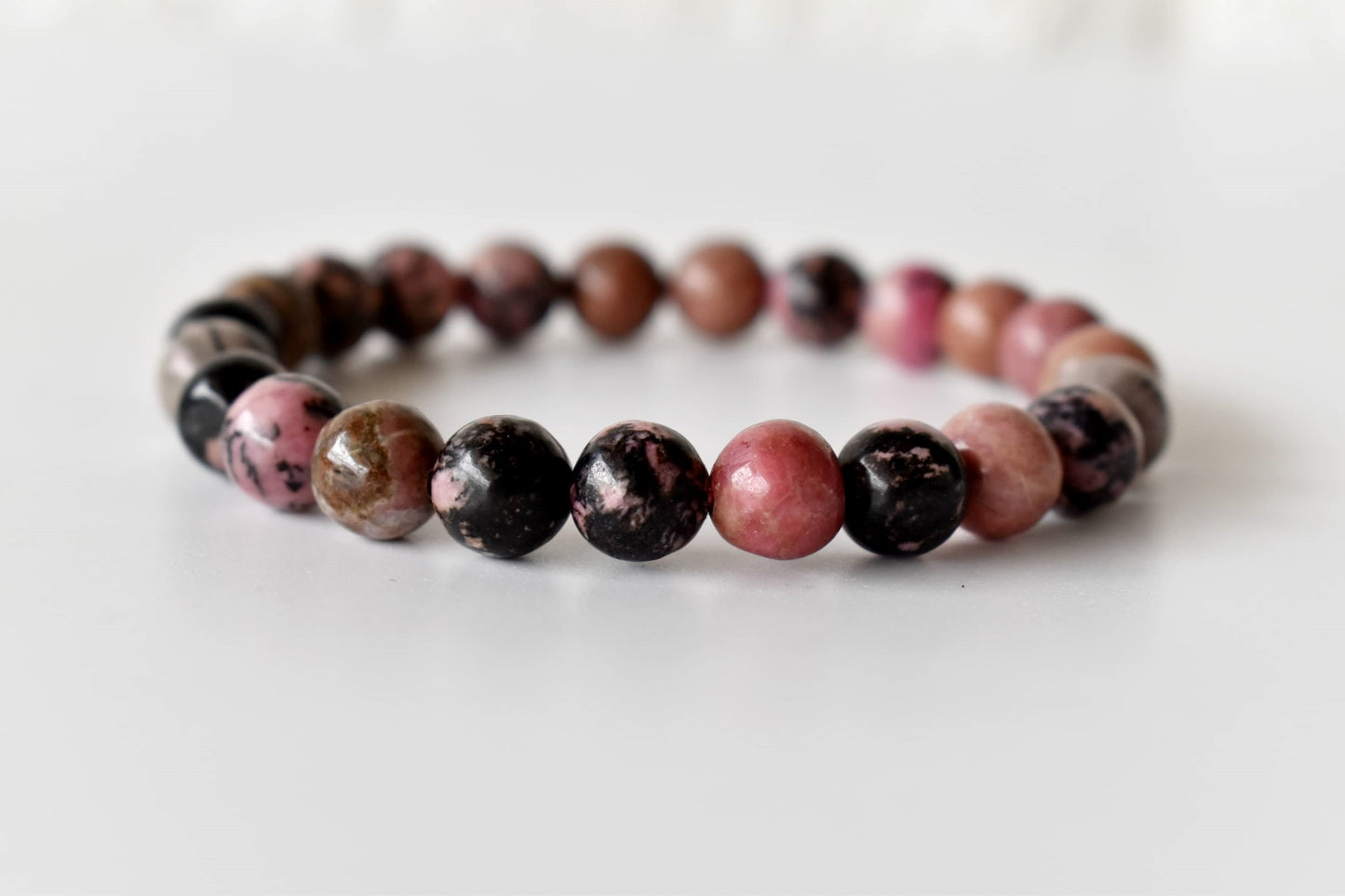 Rhodonite Gemstone Bracelet