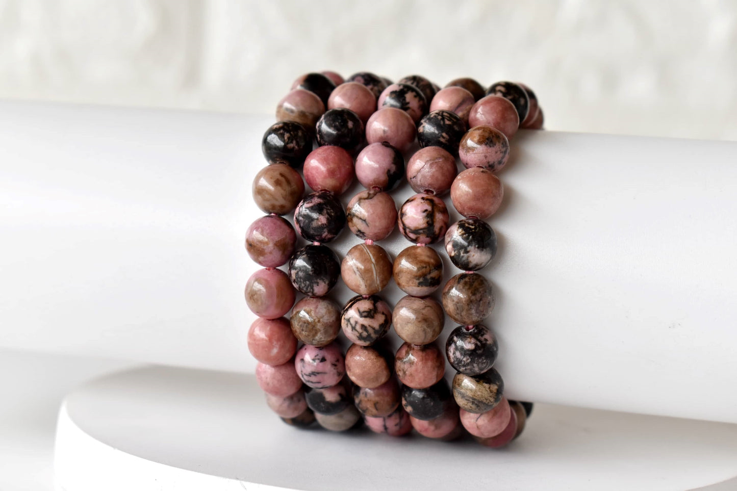 Rhodonite Gemstone Bracelet