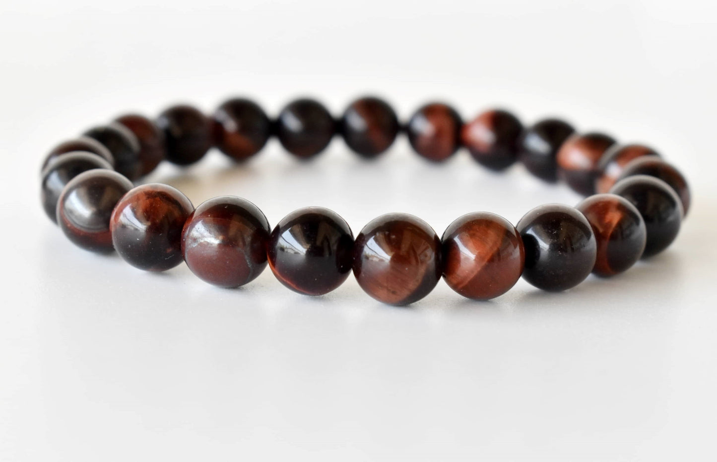 Red Tiger Eye Gemstone Bracelet