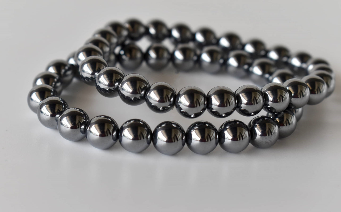 Shungite Elite Bracelet, Rounded Beaded Bracelet.