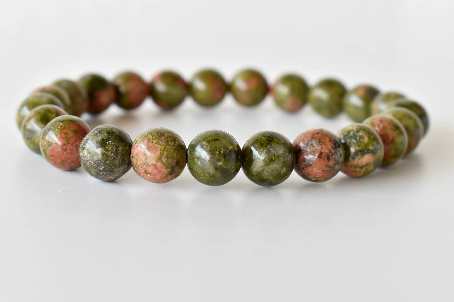 Unakite Gemstone Bracelet