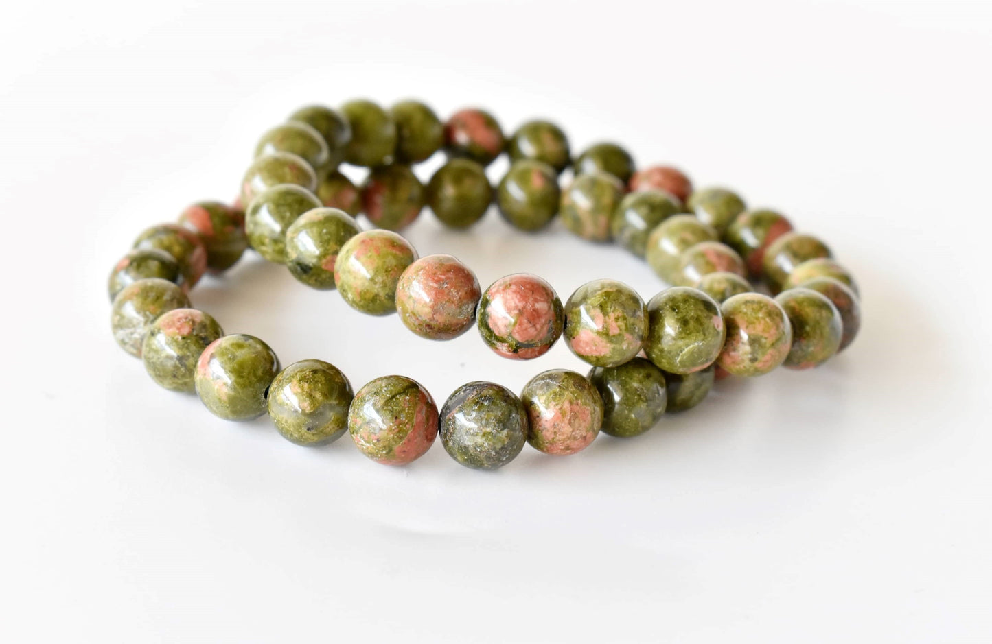 Unakite Gemstone Bracelet