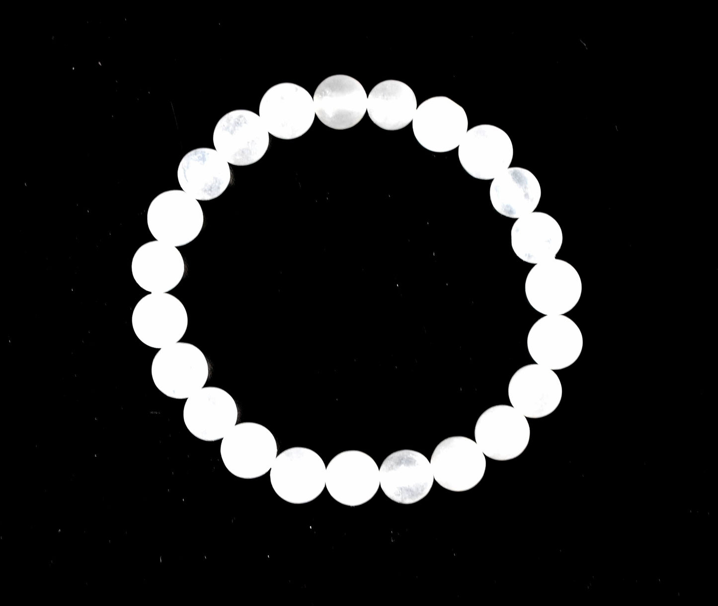 White Agate Gemstone Bracelet
