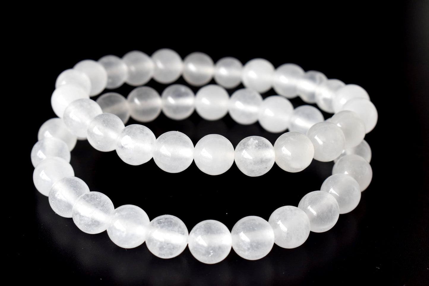 White Agate Gemstone Bracelet