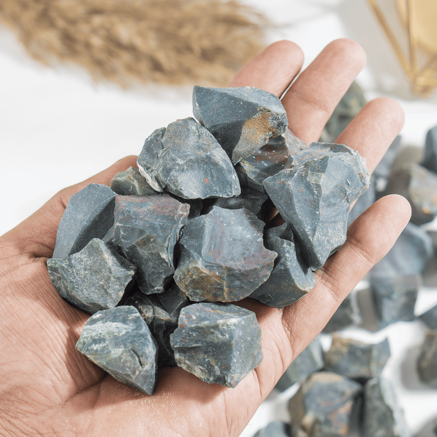 1Kg Bloodstone Rough Stones