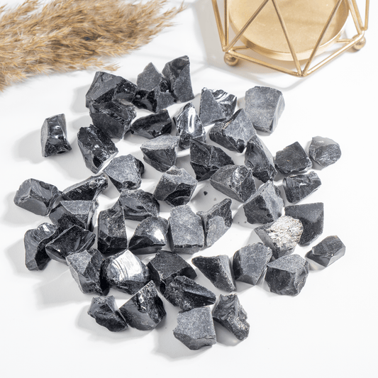 1Kg Black Obsidian Rough Stones