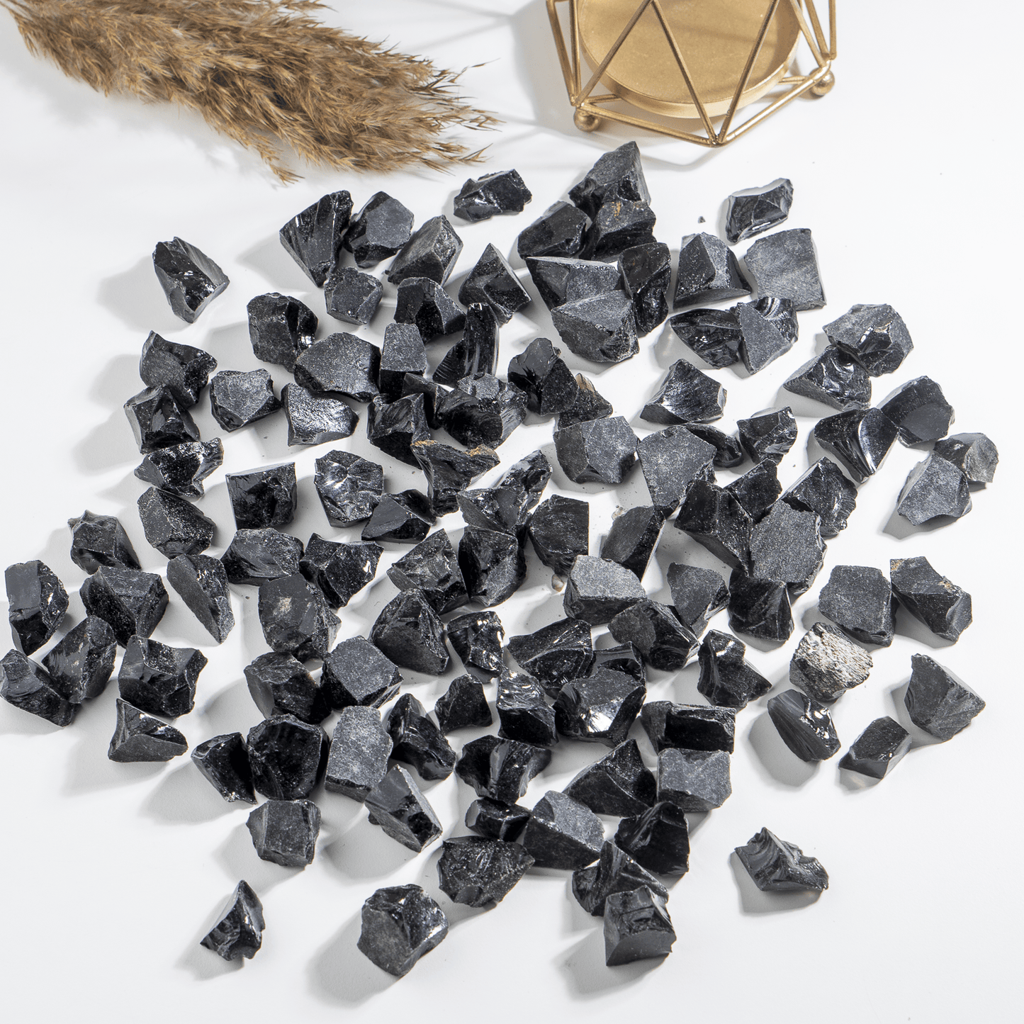 1Kg Black Obsidian Rough Stones