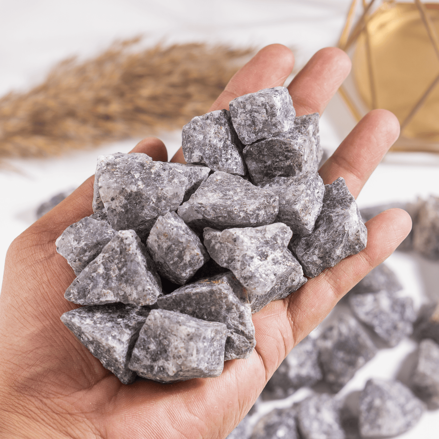 1Kg Black Rutile Rough Stones