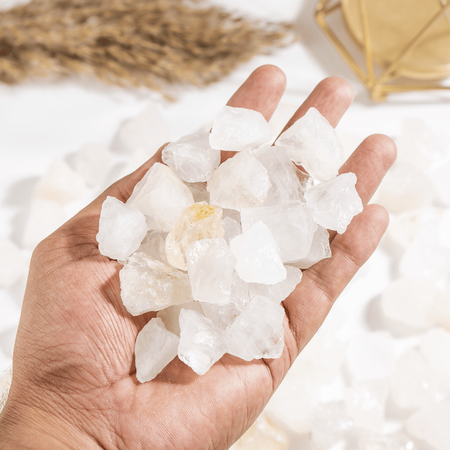 1Kg Crystal Quartz Rough Stones