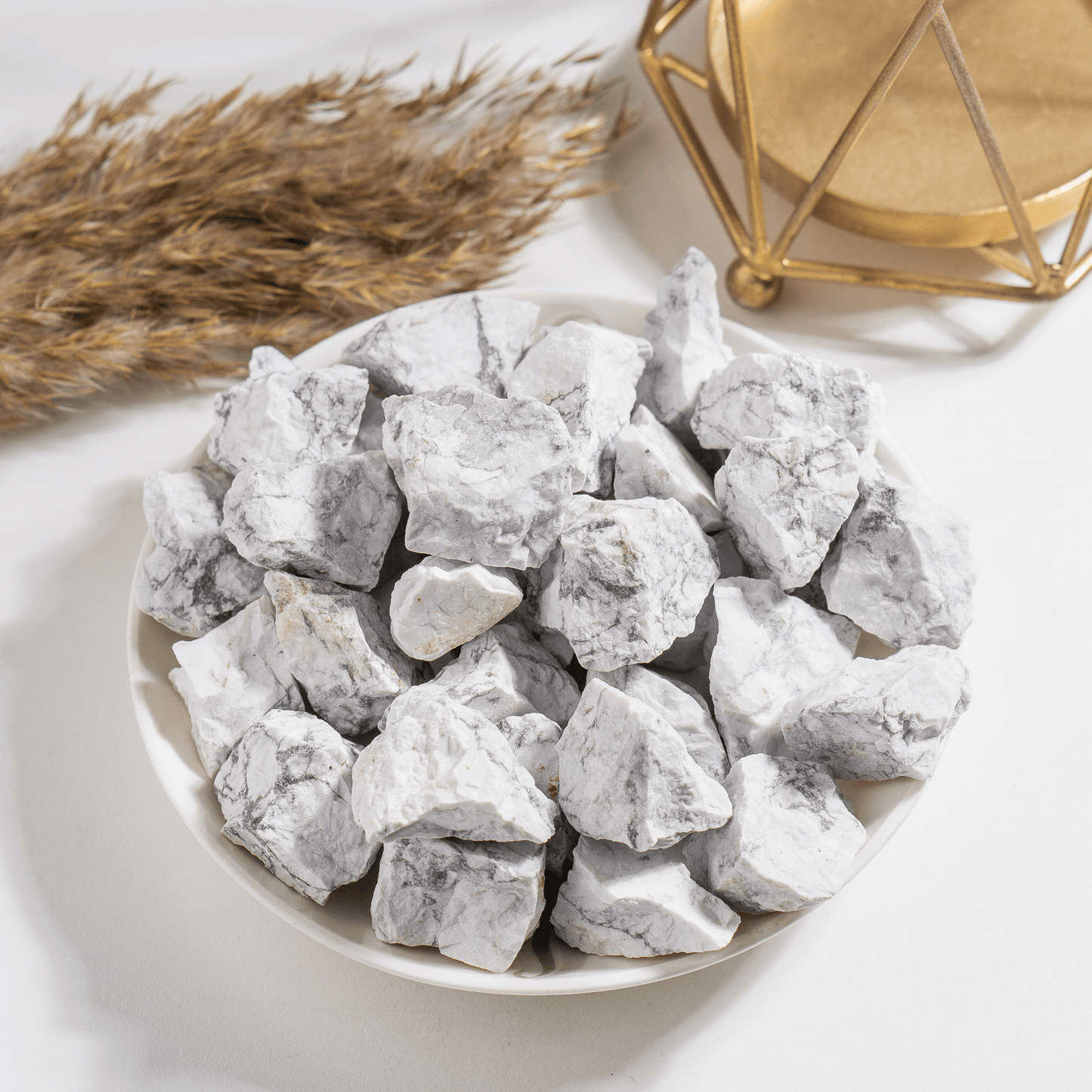 1Kg Howlite Rough Stones