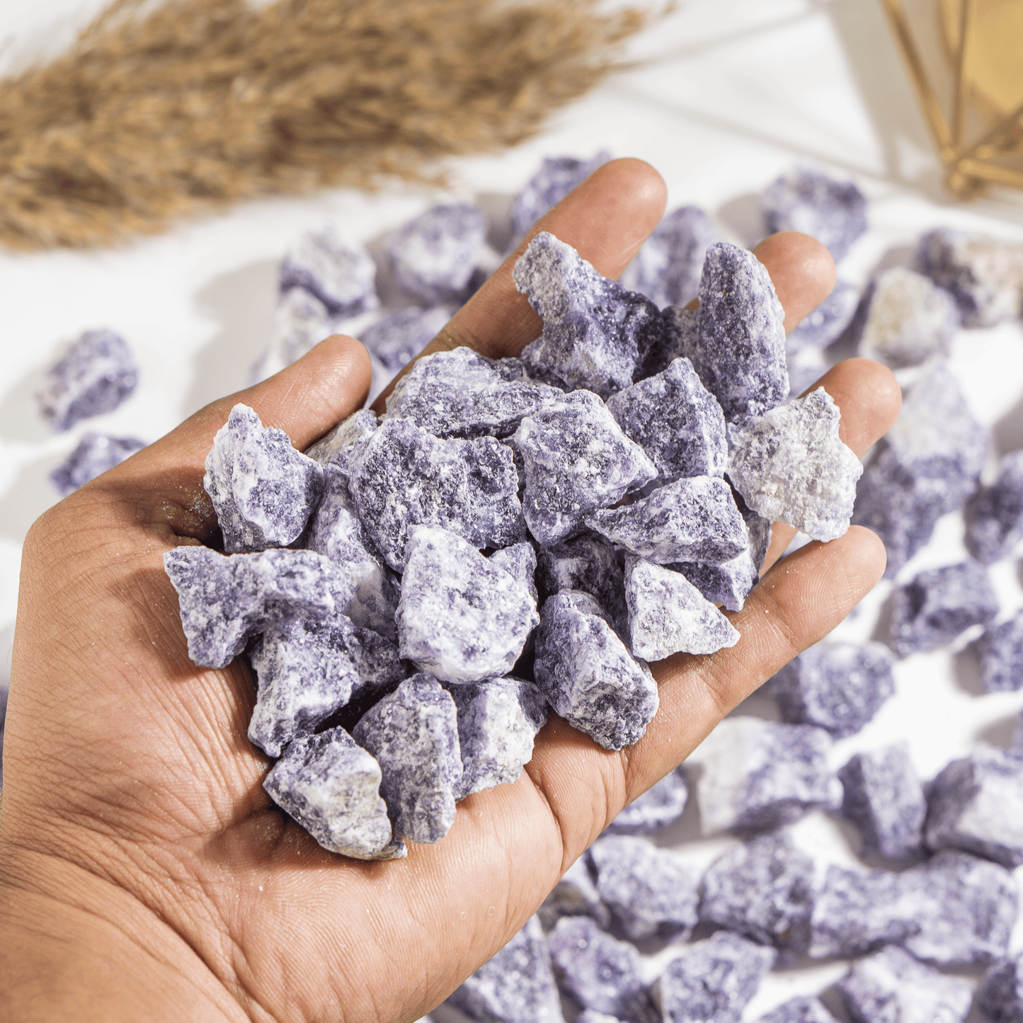 1Kg Lepidolite Rough Stones