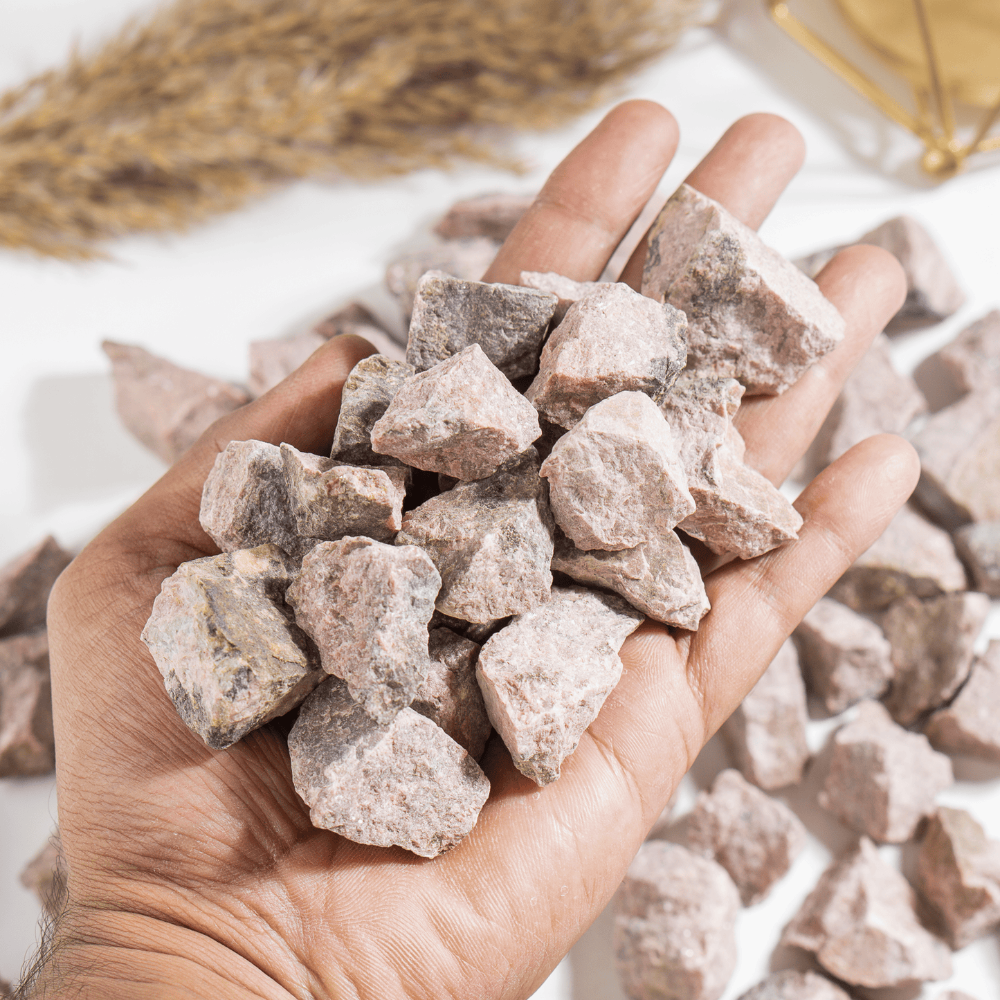 1Kg Rhodonite Rough Stones