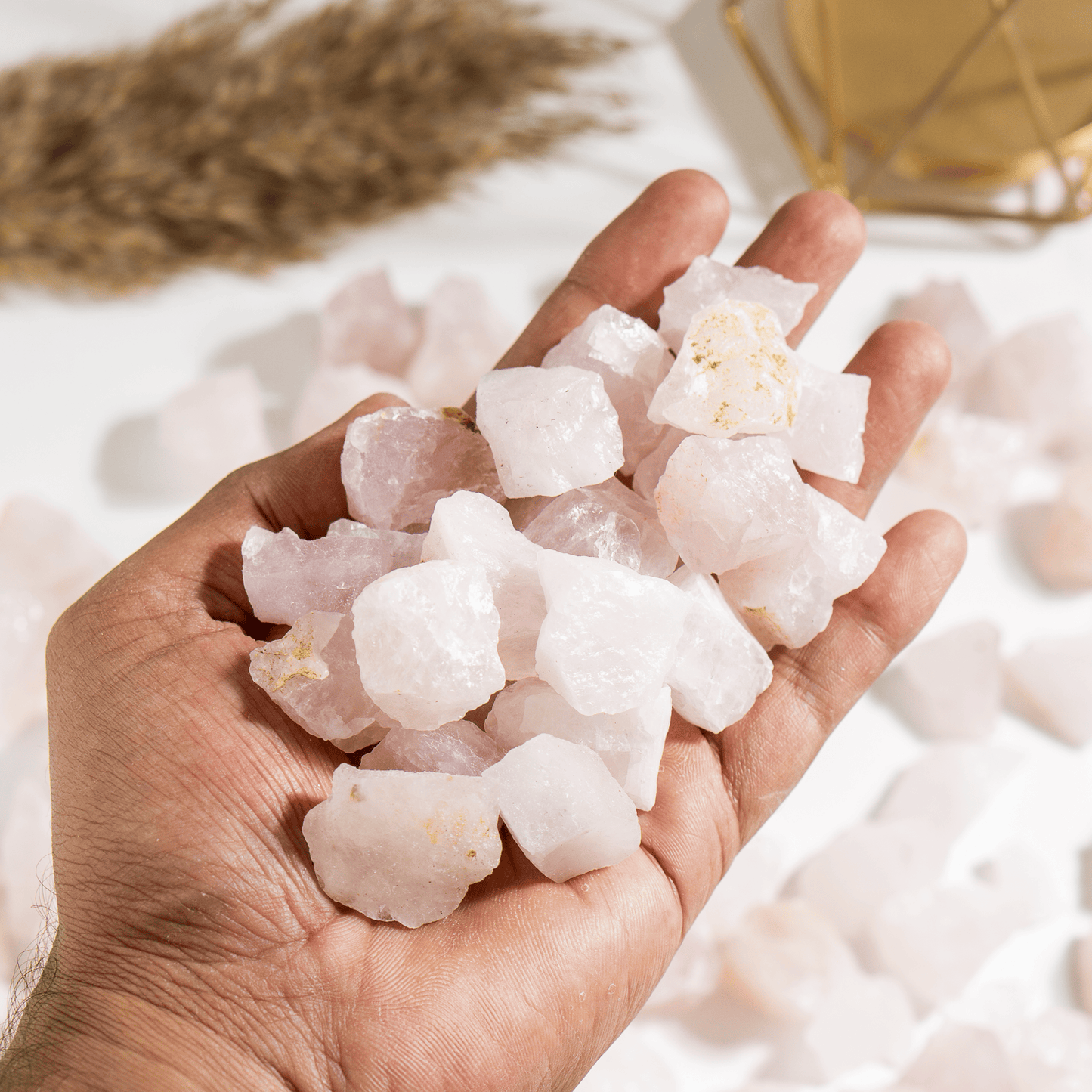 1Kg Rose Quartz Rough Stones