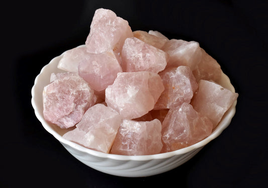 1Pc Rose Quartz Rough Stones ~ 1 inch Raw Crystals