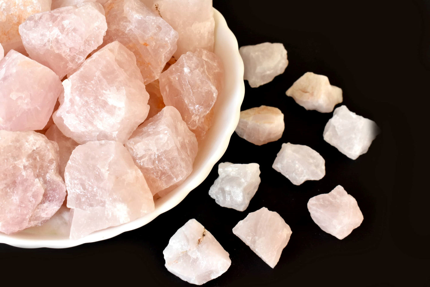1Pc Rose Quartz Rough Stones ~ 1 inch Raw Crystals