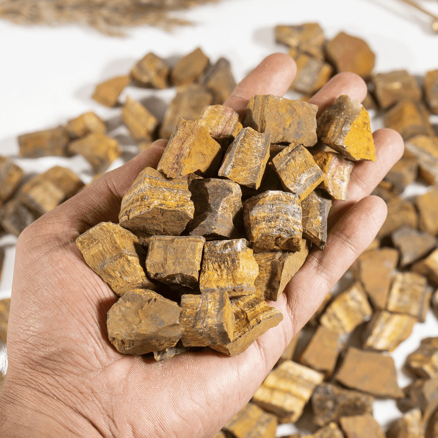 1Kg Tiger Eye Rough Stones