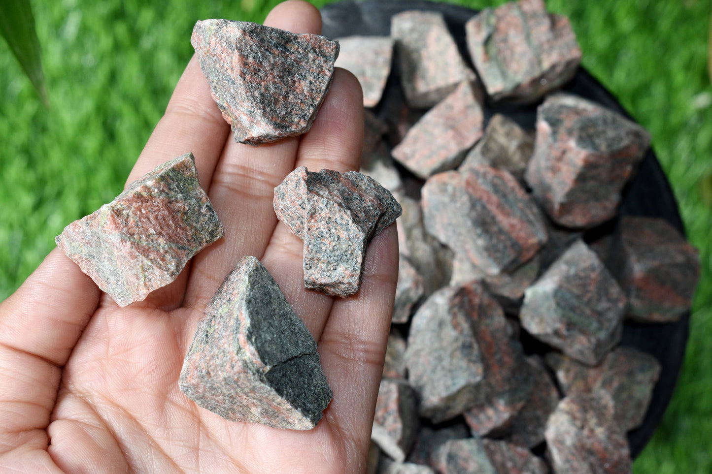 1Kg Unakite Rough Natural Stones