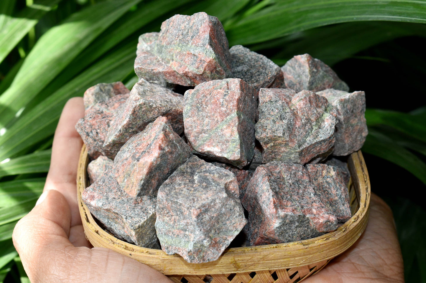 1Kg Unakite Rough Natural Stones