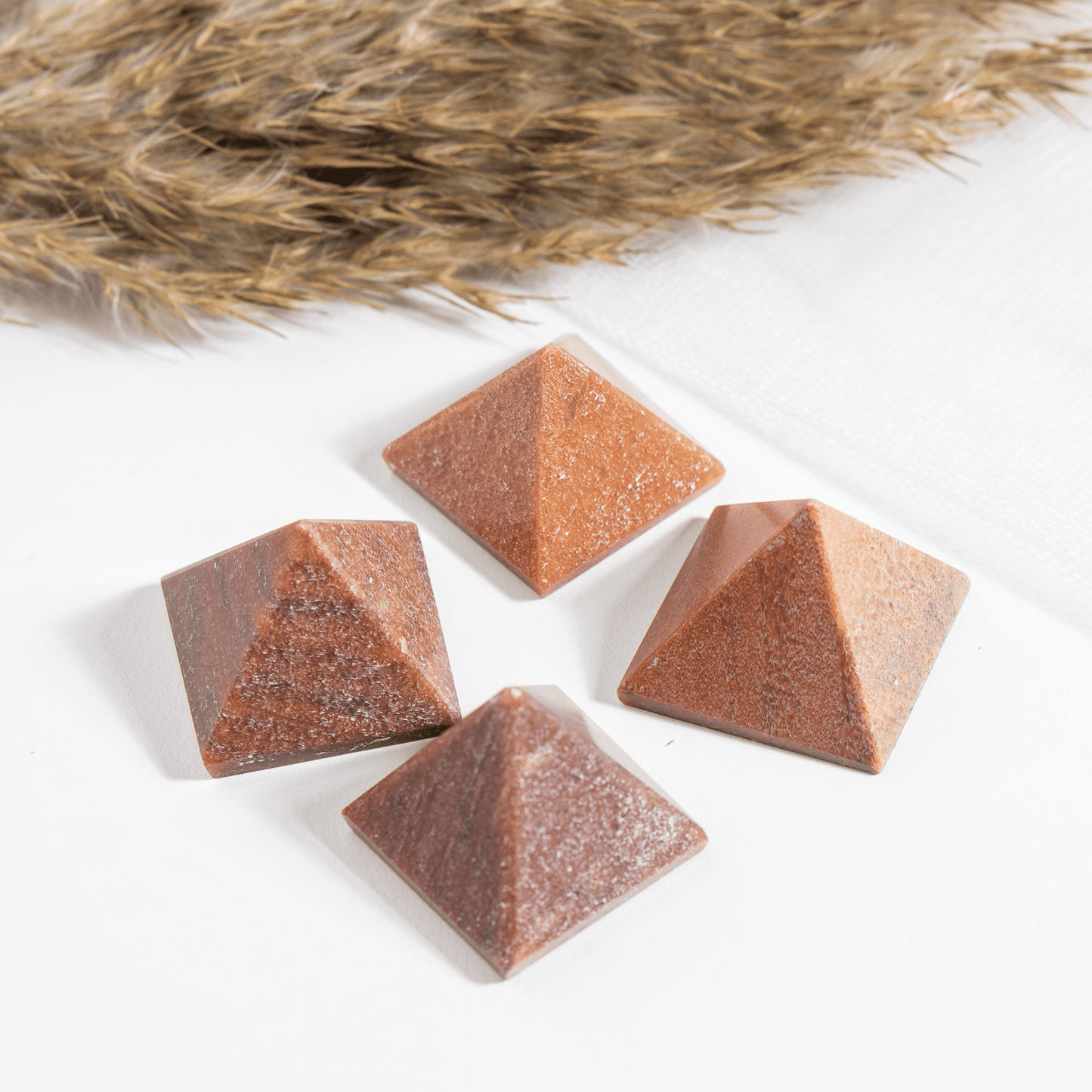 1" Orange Aventurine Crystal Pyramids