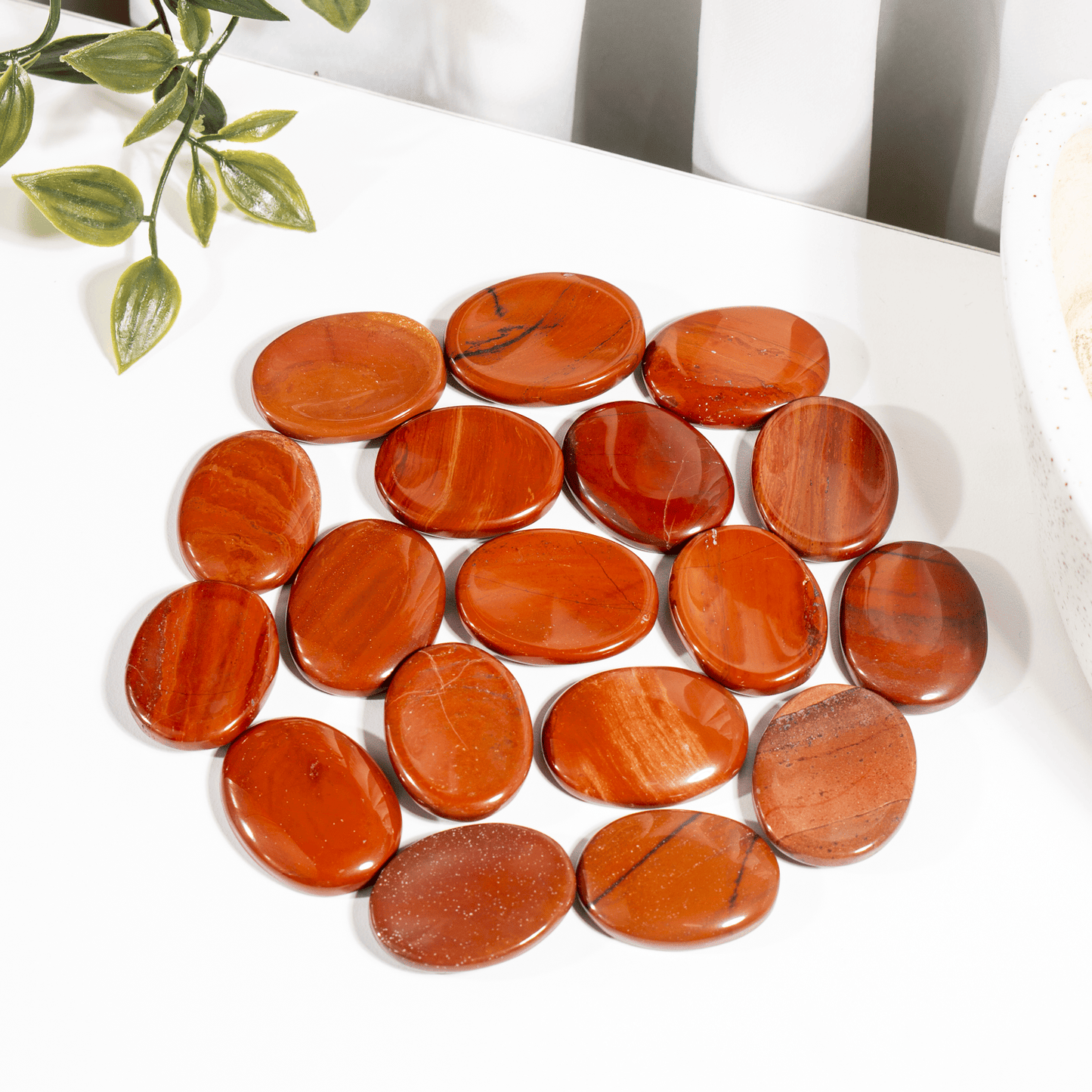 Red Jasper Worry Stones