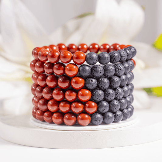 Red Jasper Diffuser Bracelet