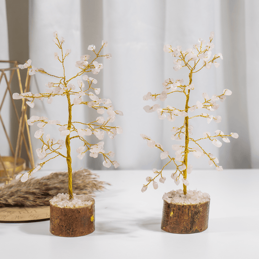 Rose Quartz Crystal Tree